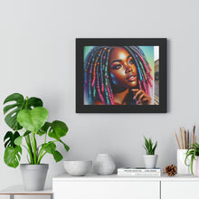 Load image into Gallery viewer, Radiant African American Beauty with Locs Hyper-Realistic photo