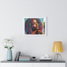 Load image into Gallery viewer, Radiant African American Beauty with Locs Hyper-Realistic photo