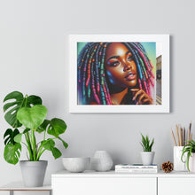 Load image into Gallery viewer, Radiant African American Beauty with Locs Hyper-Realistic photo