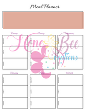 Load image into Gallery viewer, 2023-2024 year Monthly/Weekly Planner (customizable cover option) month begins based on your purchase date