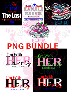 Kamala PNG Digital Download Bundle