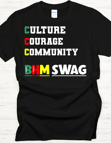 Culture, Courage, Community Black History Shirt