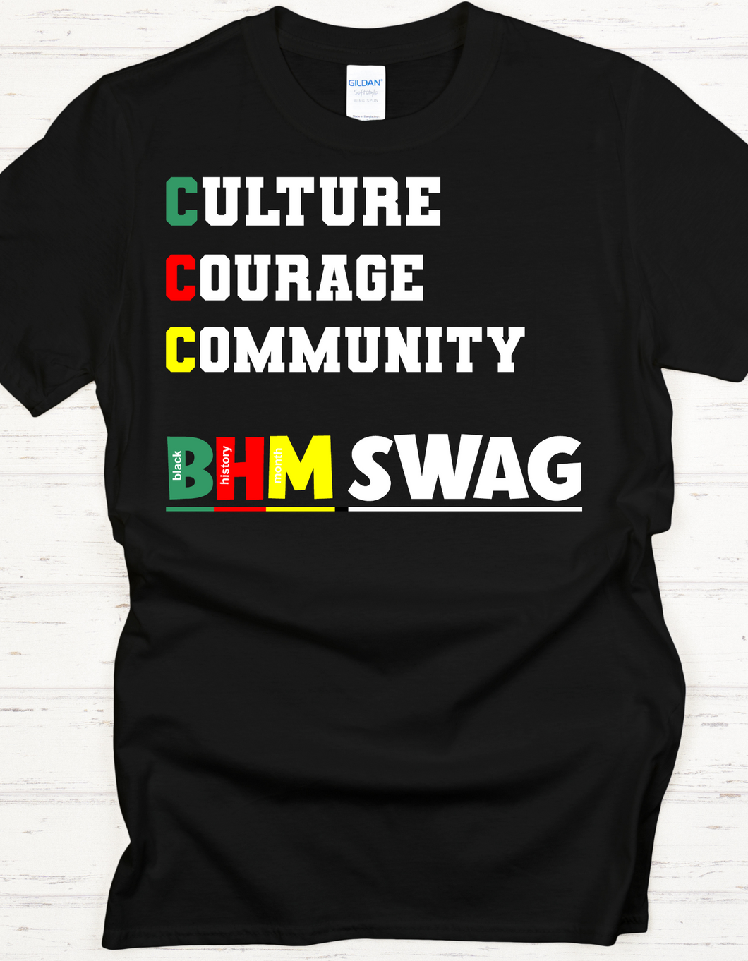 Culture, Courage, Community Black History Shirt