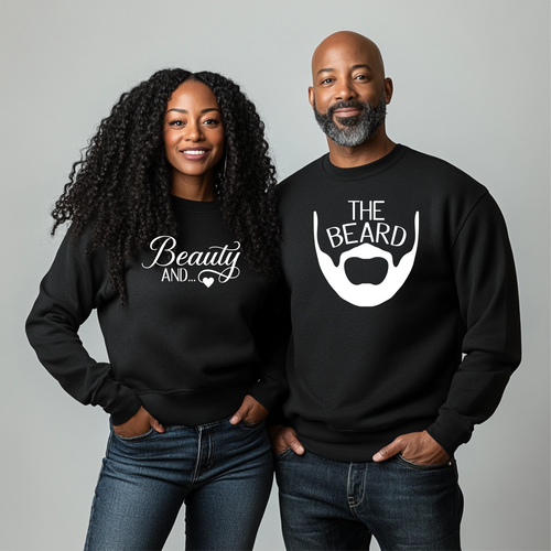 Beauty and The Beard Couples Shirt