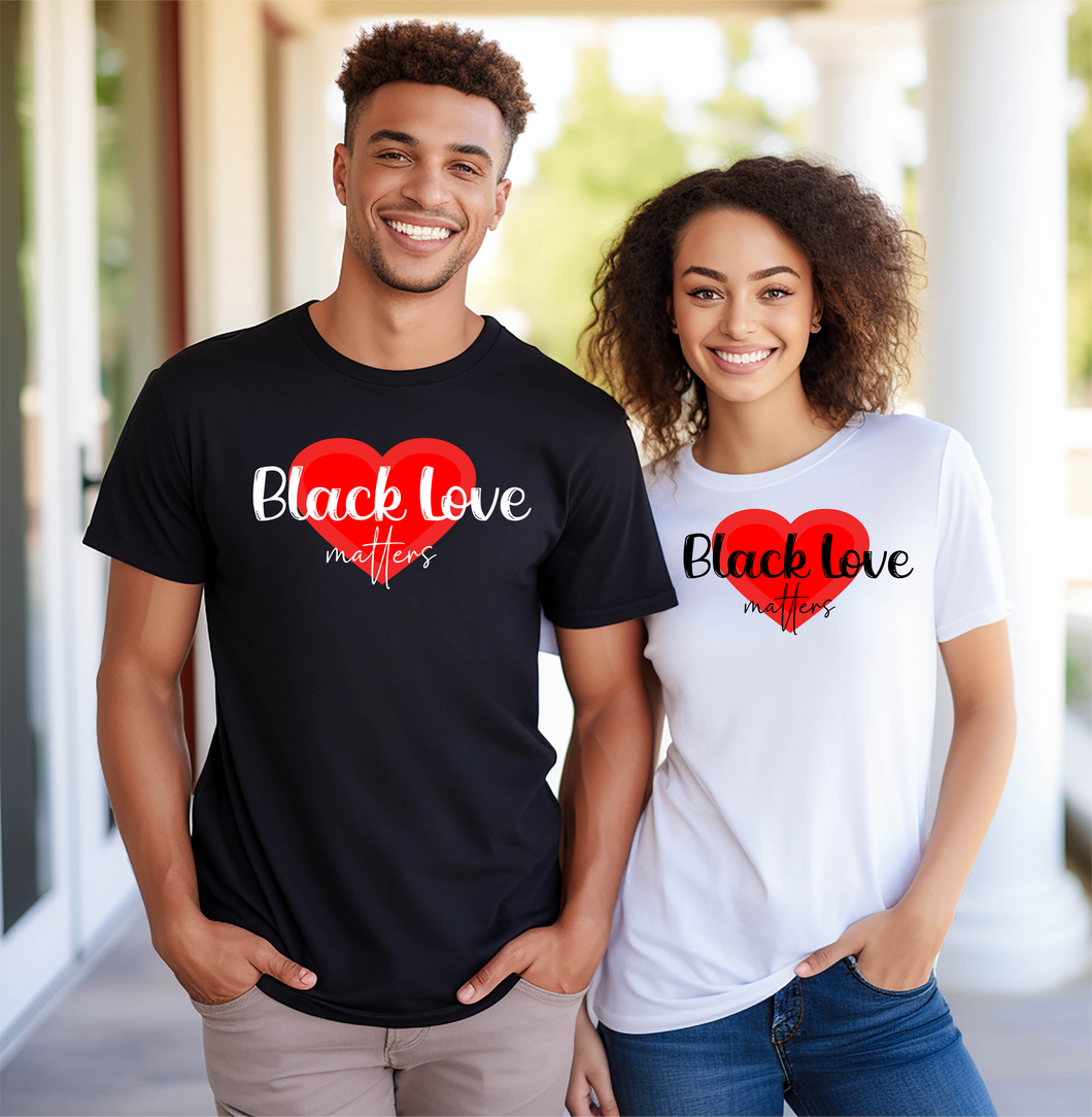 Black Love Matters T-Shirts (Couple's Set)