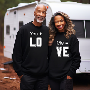 You + Me = Love  Couples T-Shirt