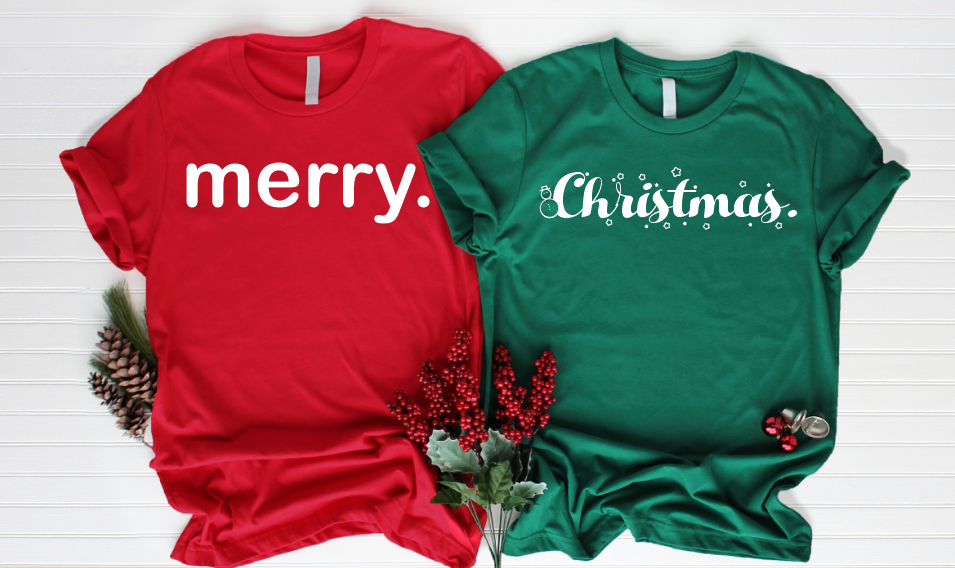 Merry. Christmas..2 shirts for discounted price