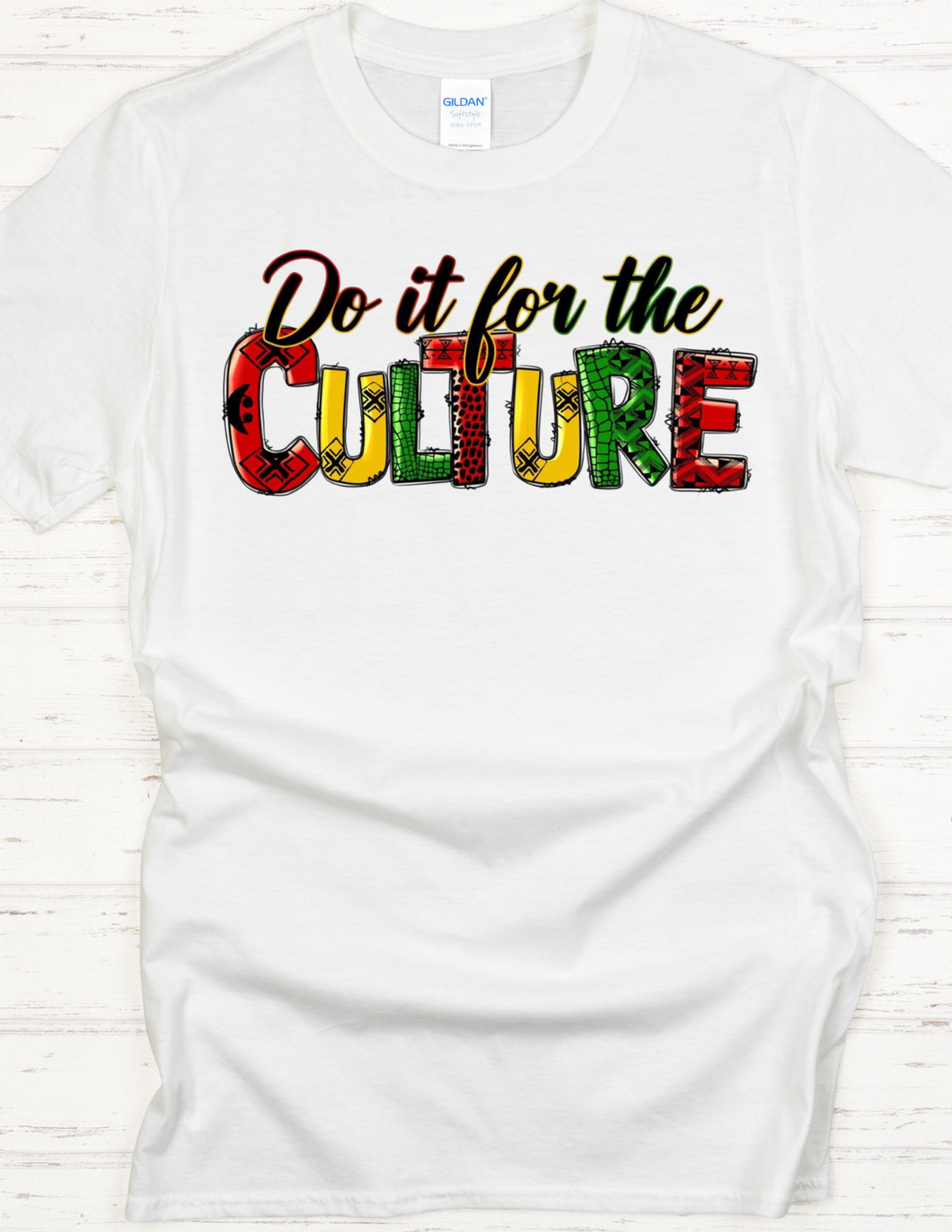 Do it for the Culture African Print Tshirt