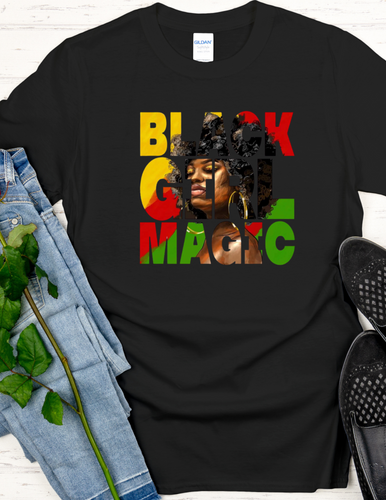 Black Girl Magic afro Tshirt