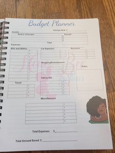 Black Girl Magic Monthly/Weekly Planner, made to order starting the month you buy