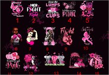 Load image into Gallery viewer, Breast Cancer Awareness bundle (multiple images to choose from) DTF Transfer (This is for transfer only)
