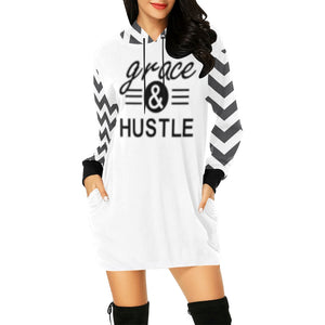 Grace and Hustle dress All Over Print Hoodie Mini Dress /Oversized shirt