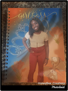 Girl Boss Journal (Customizable with your Picture, Background will be same as shown)