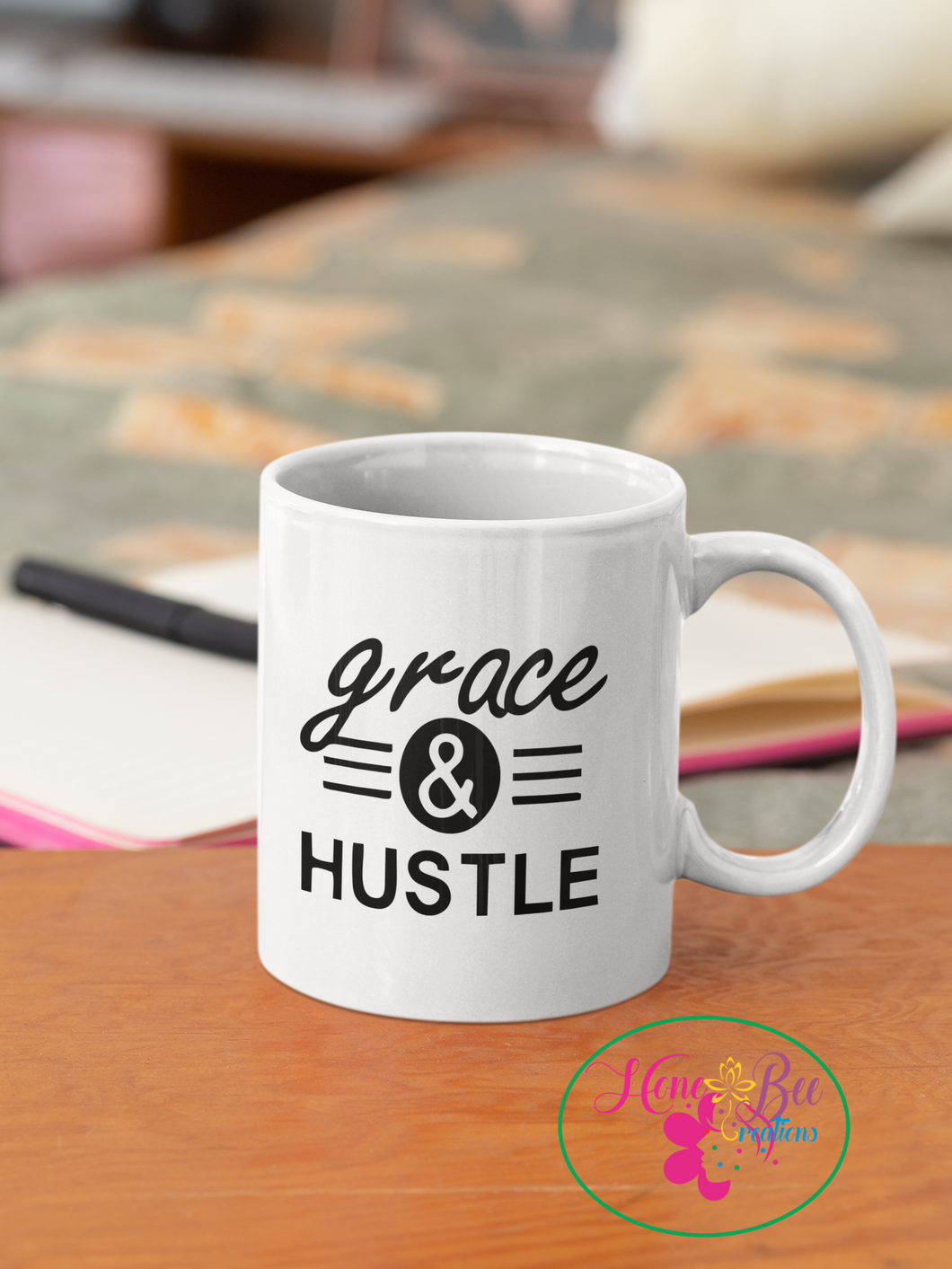 Grace & Hustle mug